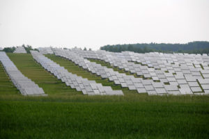 Foto: Photovoltaik-Module auf Feld